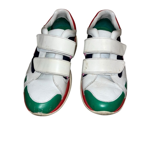 Tory Burch sport leather multicolor leather Velcro sneaker shoes women’s 8 - Picture 5 of 8